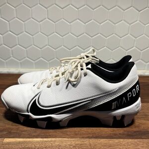 Nike Vapor Edge Shark FastFlex Football Cleats CD0074-100 Wht/Blk, Mens Size 8
